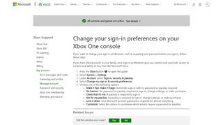 
                            2. Change Your Sign-In Preferences on Your Xbox One
