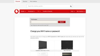 
                            6. Change your Wi-Fi name or password - Vodafone NZ
