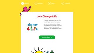 
                            4. Change4Life registration