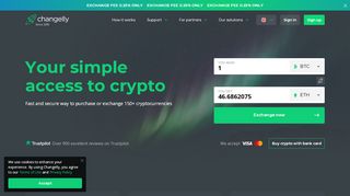 
                            4. Changelly.com: Cryptocurrency Exchange Platform