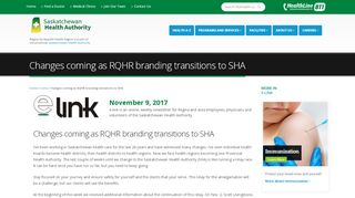 
                            7. Changes coming as RQHR branding transitions to SHA