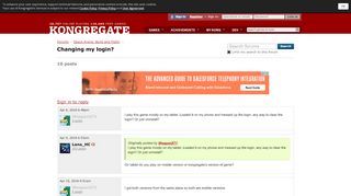 
                            8. Changing my login? discussion on Kongregate