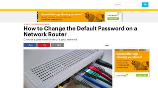 
                            6. Changing the Default Password on a Network Router