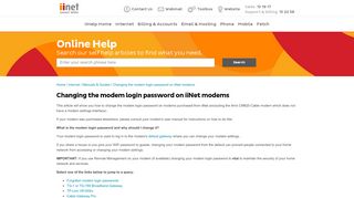 
                            4. Changing the modem login password on iiNet modems | iiHelp