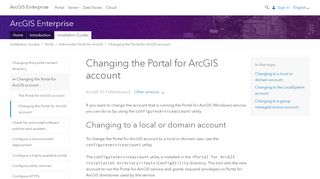 
                            1. Changing the Portal for ArcGIS account—Portal for ArcGIS (Windows ...