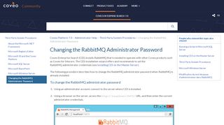 
                            4. Changing the RabbitMQ Administrator Password - Coveo ...