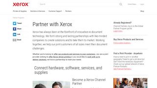 
                            9. Channel Partner Program: Become a Partner - Xerox