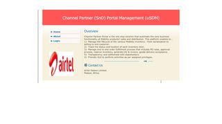 
                            6. Channel Partner (SnD) Portal Management (uSDM)  …