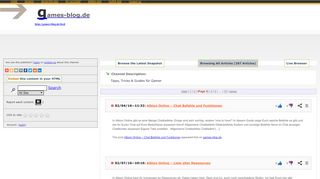 
                            4. Channels - games-blog.de - rssing