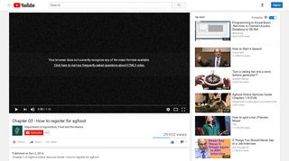 
                            8. Chapter 03 - How to register for agfood - YouTube