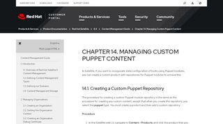 
                            6. Chapter 14. Managing Custom Puppet Content - Red Hat ...
