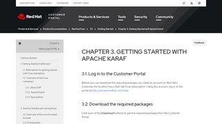 
                            6. Chapter 3. Getting Started with Apache Karaf - Red Hat Customer Portal