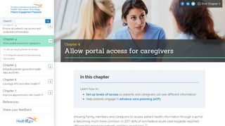 
                            5. Chapter 4 - Patient Engagement Playbook - HealthIT.gov