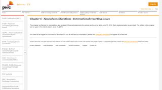 
                            4. Chapter 6 - Special considerations - International reporting ...
