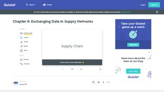 
                            1. Chapter 8: Exchanging Data in Supply Networks Flashcards | Quizlet