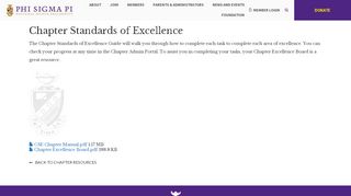 
                            3. Chapter Admin Portal | Phi Sigma Pi National Honor Fraternity