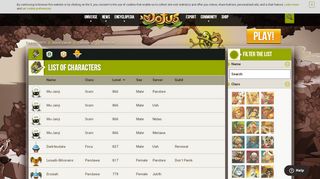 
                            7. Character Page Directory - DOFUS Community - DOFUS, the strategic ...