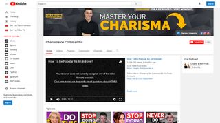 
                            6. Charisma on Command - YouTube