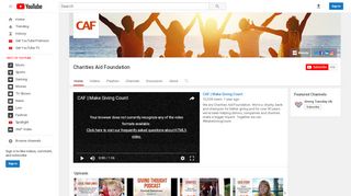 
                            8. Charities Aid Foundation - YouTube