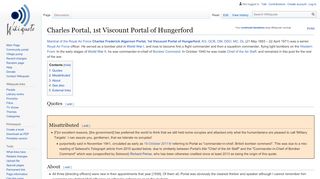 
                            4. Charles Portal, 1st Viscount Portal of Hungerford - Wikiquote