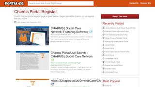 
                            5. Charms Portal Register - Portal Homepage