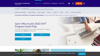 
                            6. Chartered Financial Analyst (CFA) Exam Prep and Study …