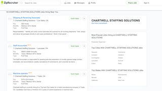 
                            9. CHARTWELL STAFFING SOLUTIONS Jobs (Now Hiring) Near Me ...