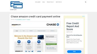 
                            5. Chase amazon credit card payment online - Credit …