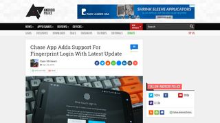 
                            3. Chase App Adds Support For Fingerprint Login …