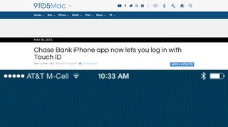 
                            8. Chase Bank iPhone app now lets you log in with …