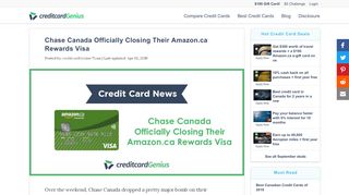 
                            3. Chase Canada Officially Closing Their Amazon.ca Rewards ...