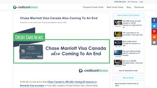 
                            7. Chase Marriott Visa Canada Also Coming To An End ...