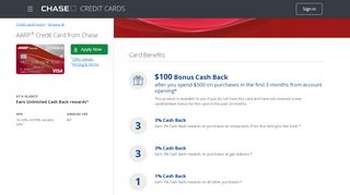 
                            2. Chase.com - Chase AARP Credit Card