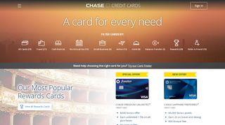 
                            9. Chase.com - Credit Cards - Compare Credit Card Offers ...