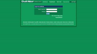 
                            9. Chat Hour - Log in