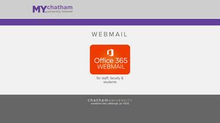 
                            1. Chatham Webmail | my.Chatham