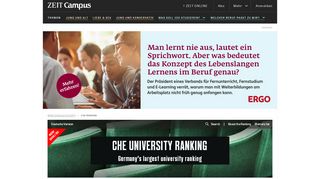 
                            8. CHE University Ranking for Germany | ZEIT Campus