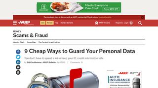 
                            2. Cheap Ways to Protect From Identity Theft - AARP