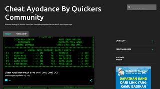 
                            9. Cheat Ayodance By Quickers Community