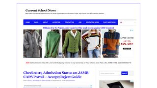 
                            4. Check 2019 Admission Status on JAMB CAPS Portal - Accept / Reject ...