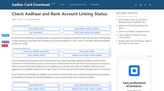
                            7. Check Aadhaar and Bank Account Linking Status | …
