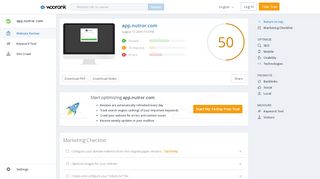 
                            5. Check app.nutror.com's SEO