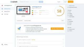 
                            6. Check aufstiegsjobs.de's SEO - woorank.com