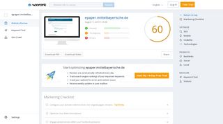 
                            6. Check epaper.mittelbayerische.de's SEO - woorank.com