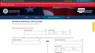 
                            2. Check ESTA Status | Official ESTA Application Website, U.S. ...