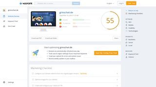 
                            2. Check grinschat.de's SEO - Woorank