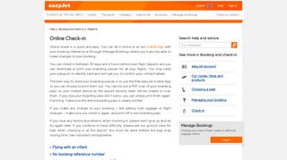 
                            8. Check-in | easyJet - easyJet.com