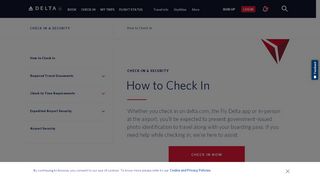 
                            5. Check-in & Security - Delta