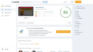
                            9. Check klarmobil.de's SEO - woorank.com