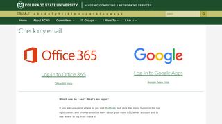 
                            3. Check my email | Academic Computing & Networking Services ...